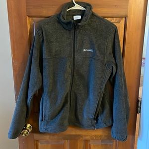 Dark grey Columbia fleece jacket size S